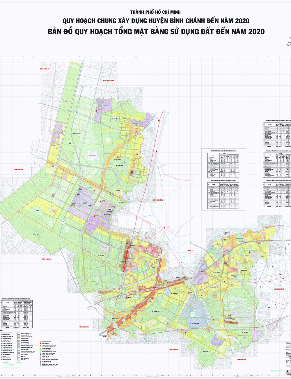 Bản đồ quy hoạch Huyện Bình Chánh năm 2022