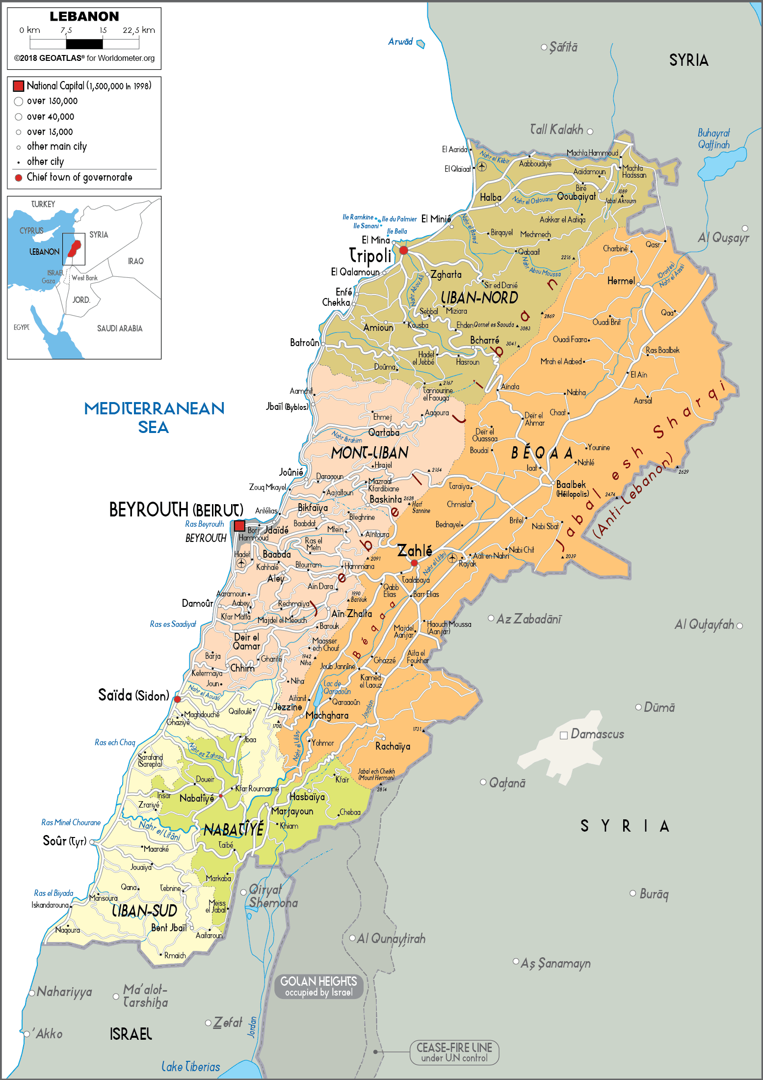 12113823 3 Liban Map 