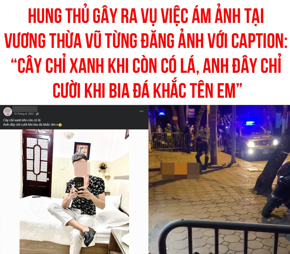 Đáng nói, sau khi xảy ra vụ việc thanh niên còn bình tĩnh về nhà đăng ảnh chụp chung với người yêu cùng caption: “12/1/2023 anh với em”.