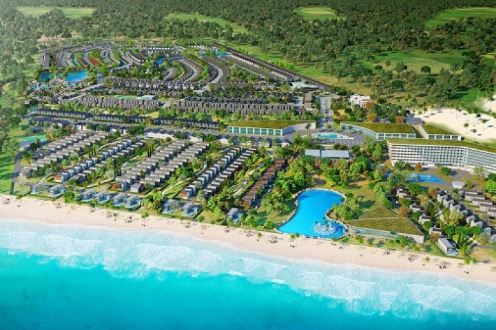 Phối cảnh tổng thể Novaworld Hồ Tràm.