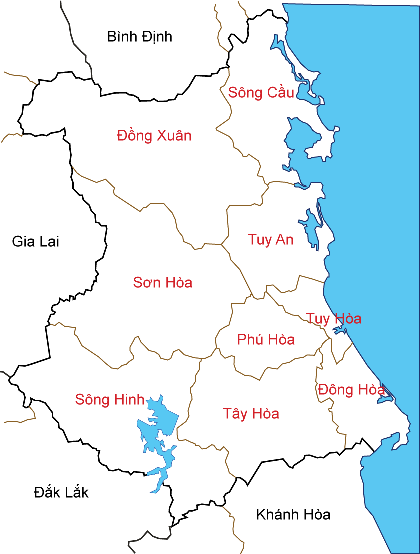 Bản đồ hành chính tỉnh Phú Yên:
Hãy đến với Phú Yên - bảo tàng của nền văn hóa Chăm và nơi của những bãi biển tuyệt đẹp. Với bản đồ hành chính tỉnh Phú Yên, bạn sẽ có thể dễ dàng khám phá tất cả những vùng đất đầy màu sắc và lịch sử của vùng đất này.