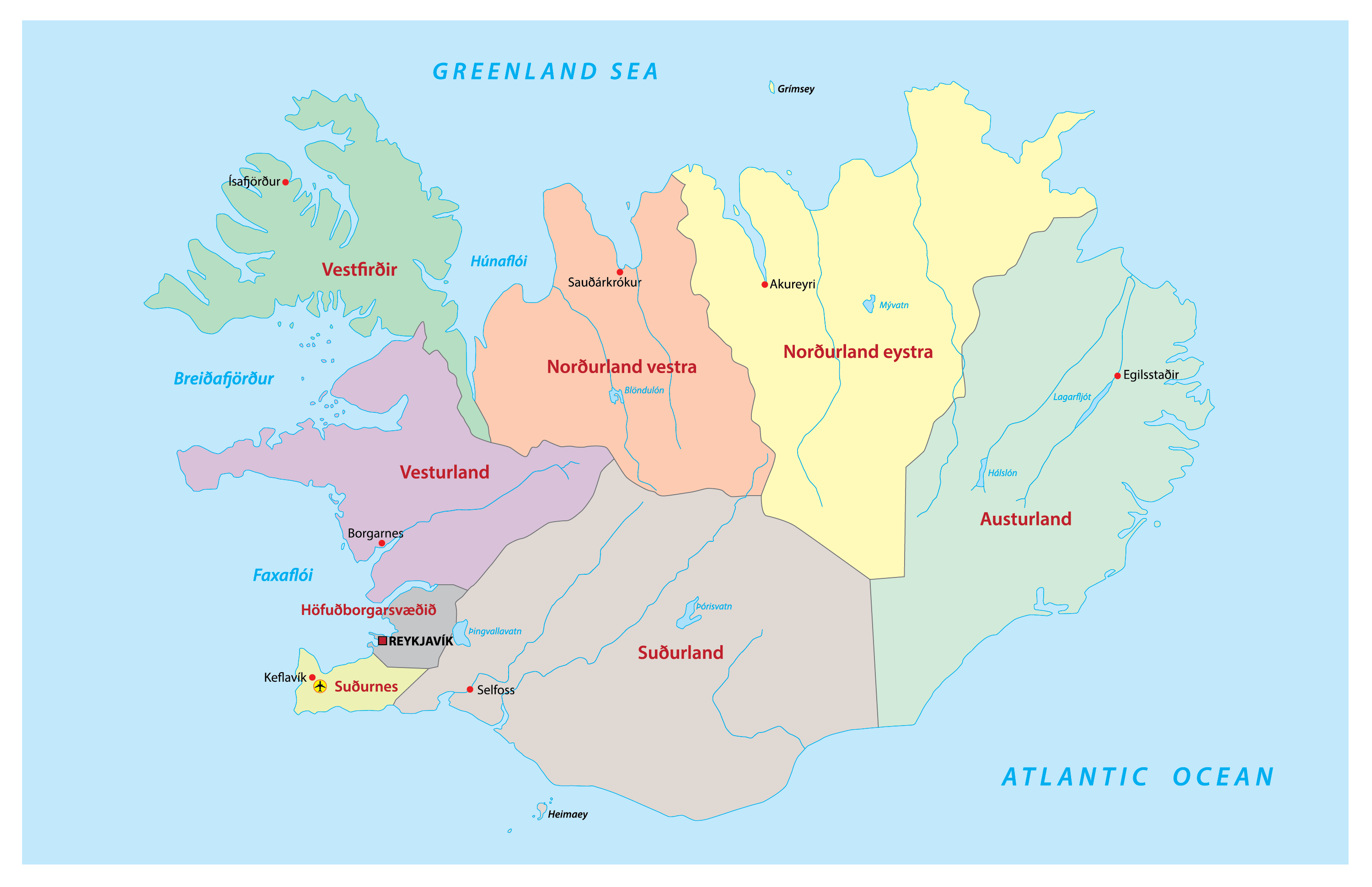 19145855 4 Iceland Map 