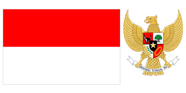 Quốc kỳ của đất nước Indonesia