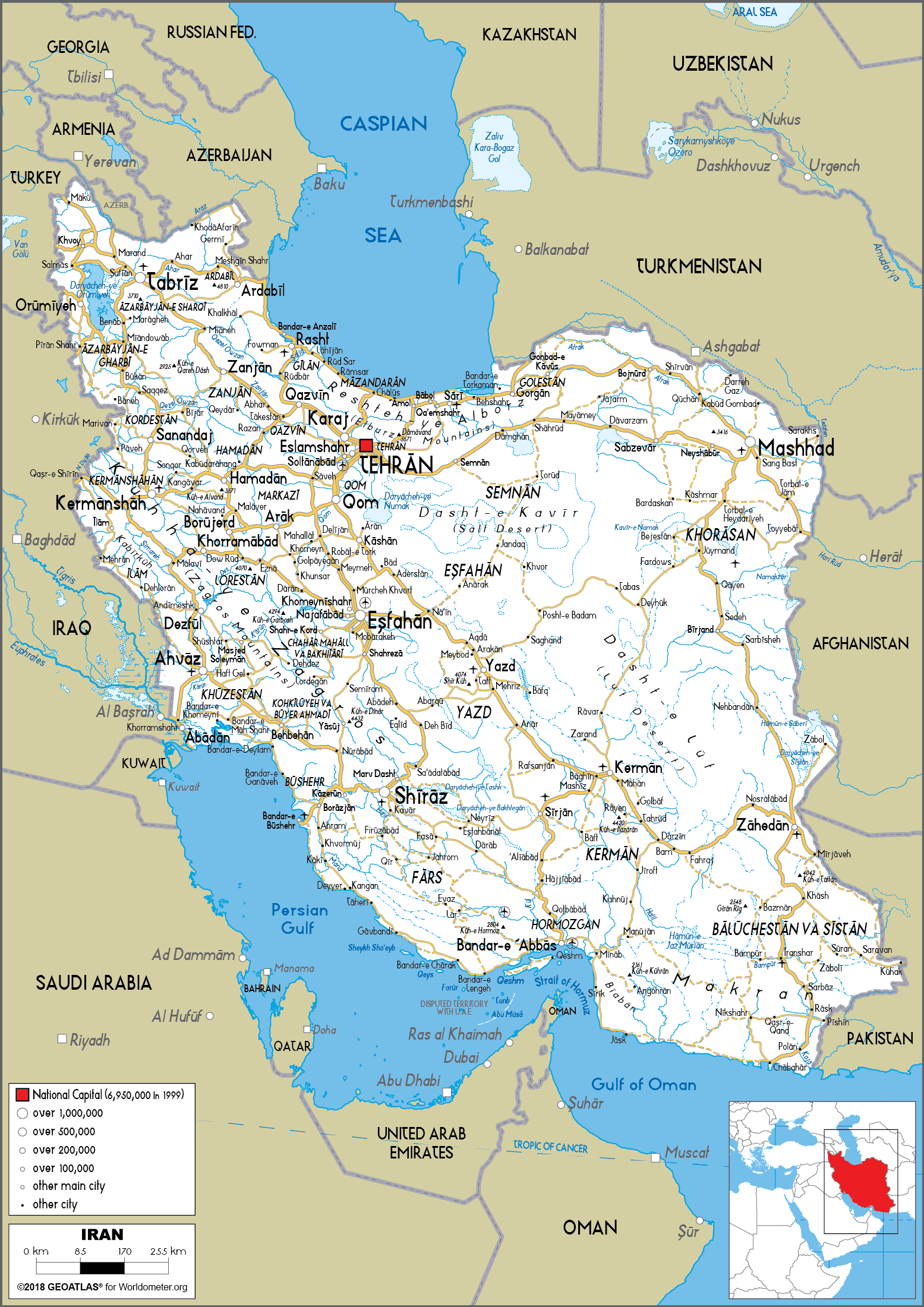 Bản đồ Iran khổ lớn là một tác phẩm nghệ thuật mang tính hình thức cao, đồng thời cũng là một công cụ hữu ích giúp học sinh, nhà nghiên cứu và du khách tìm hiểu về quốc gia này. Với nhiều chi tiết và thông tin cập nhật, đây là sản phẩm không thể thiếu đối với những ai quan tâm đến Iran.