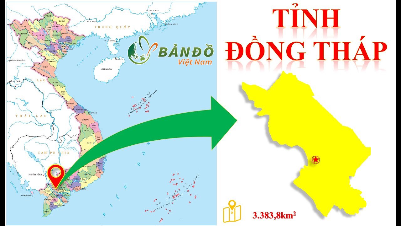 TẢI Bản đồ Hành chính tỉnh Đồng Tháp Khổ lớn 2023