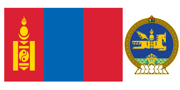Quốc kỳ của đất nước Mông Cổ