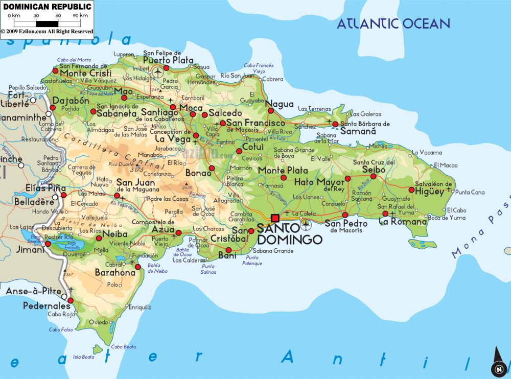 22162607 25 Dominica Map 