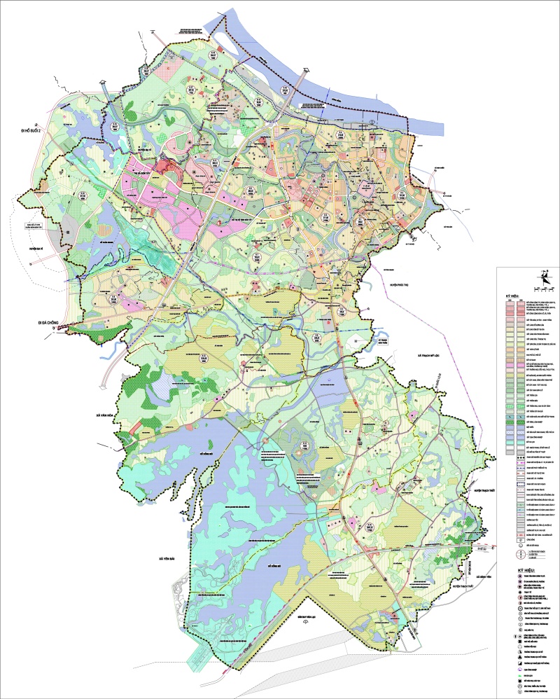 Bản đồ quy hoạch thị xã Sơn Tây