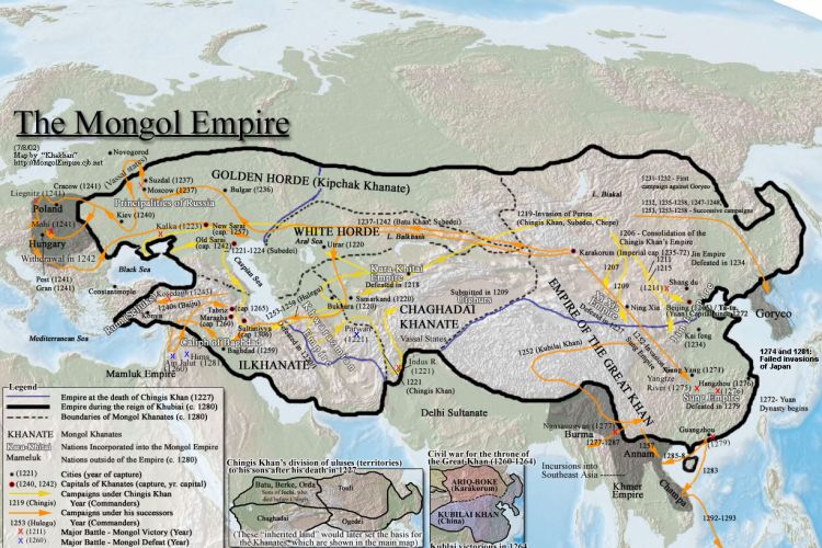  Bản đồ Mông Cổ
