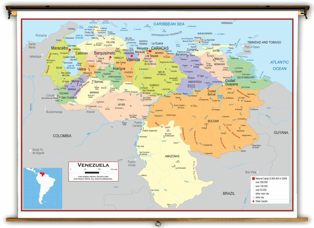 25090536 21 Venezuela Map 