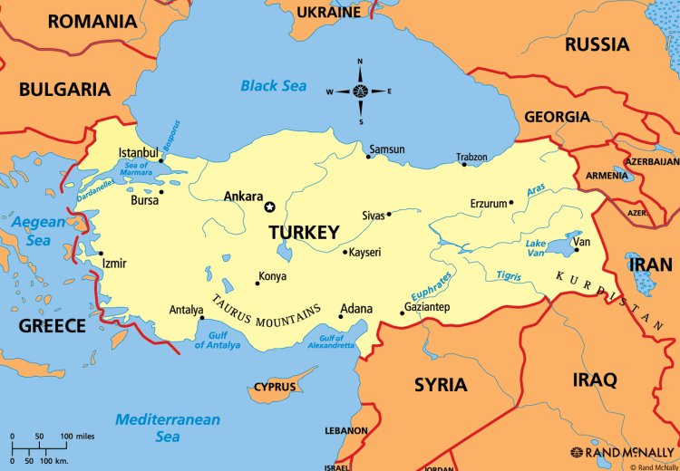Bản đồ Thổ Nhĩ Kỳ