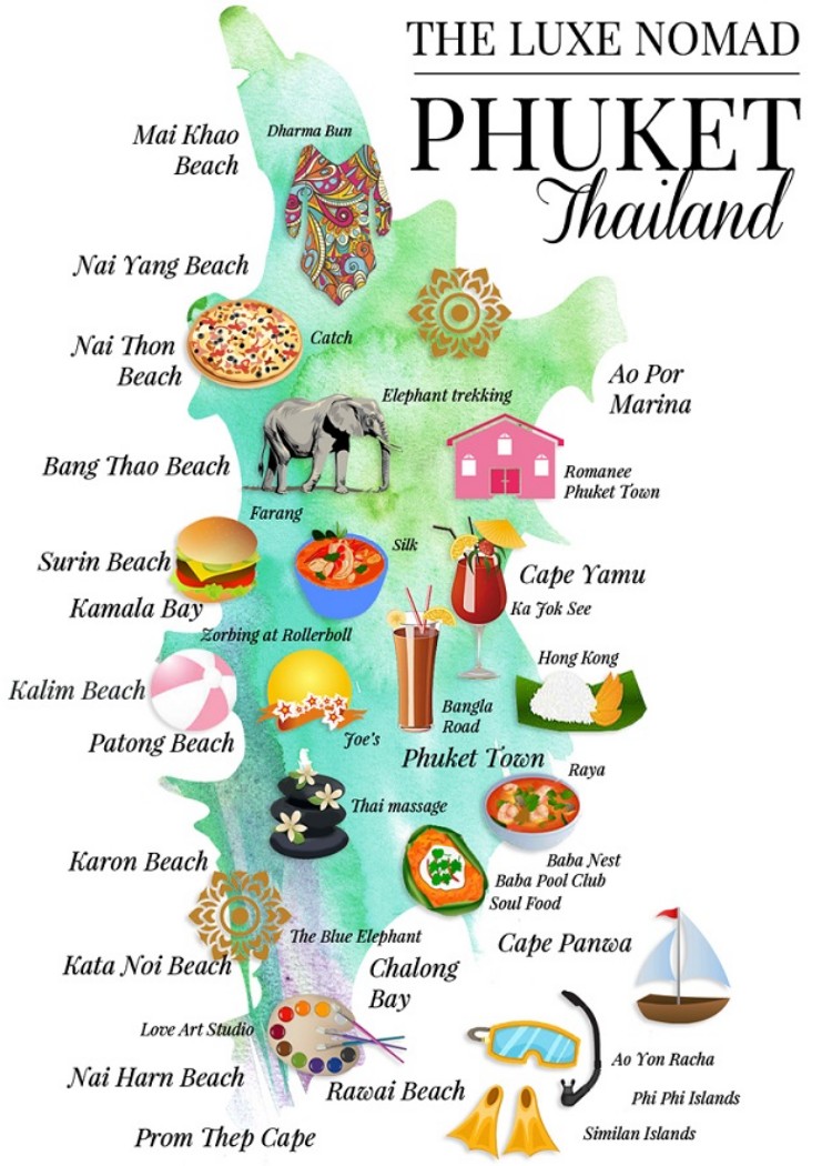 Bản đồ du lịch Thái Lan