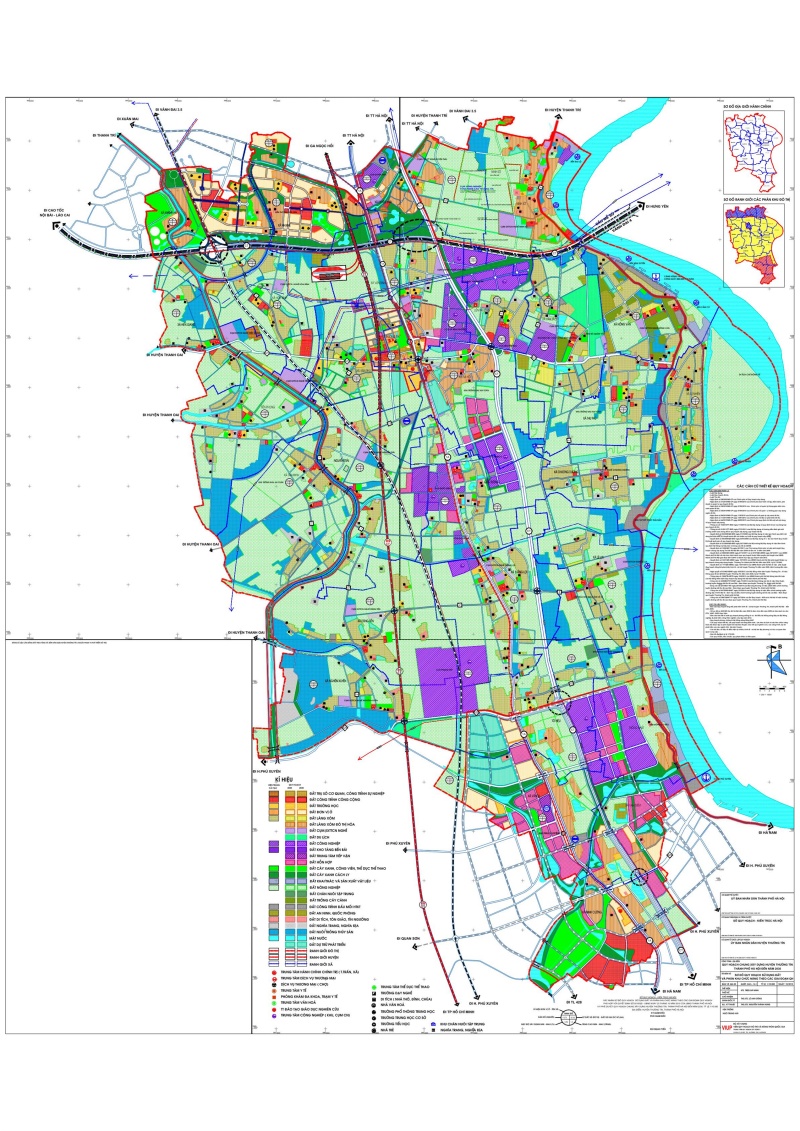TẢI Bản đồ huyện Thường Tín, TP Hà Nội Khổ Lớn 2024