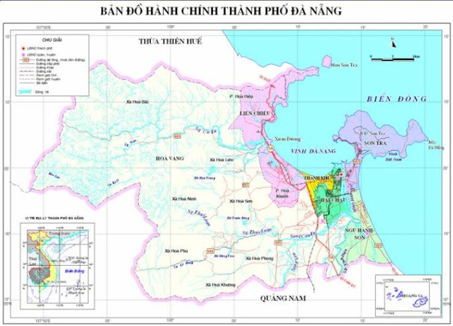 Bản đồ Quận Hải Châu Đà Nẵng & Thông tin quy hoạch đến năm 2030