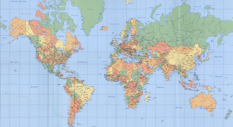 Bản đồ địa lý thế giới