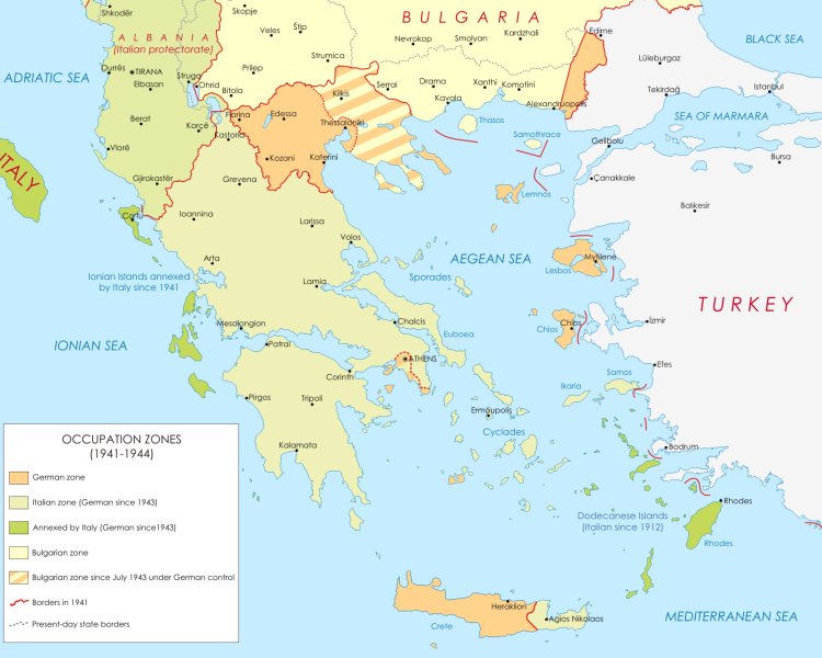 bản đồ của hy lạp