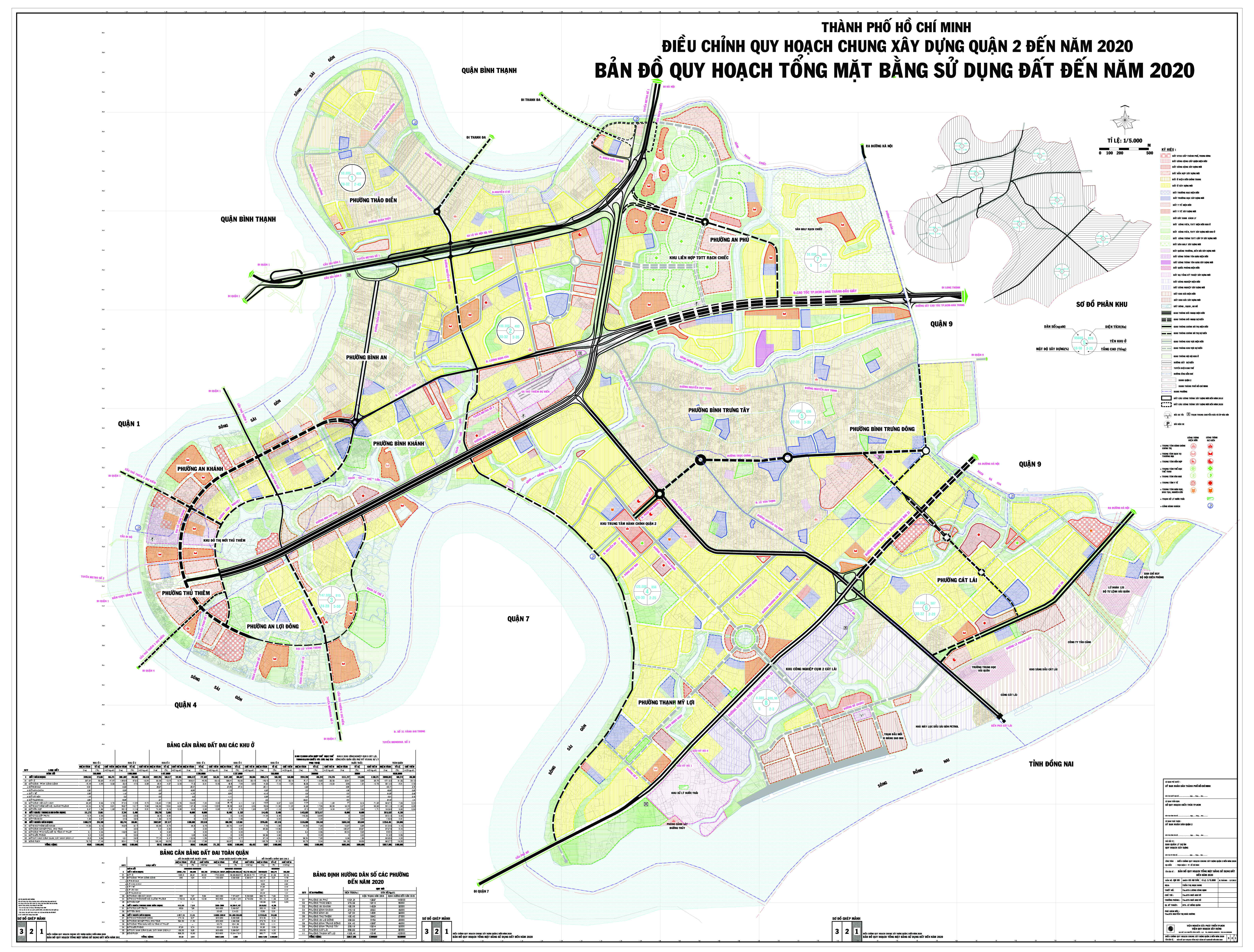 Bản đồ quy hoạch sử dụng đất Quận 7